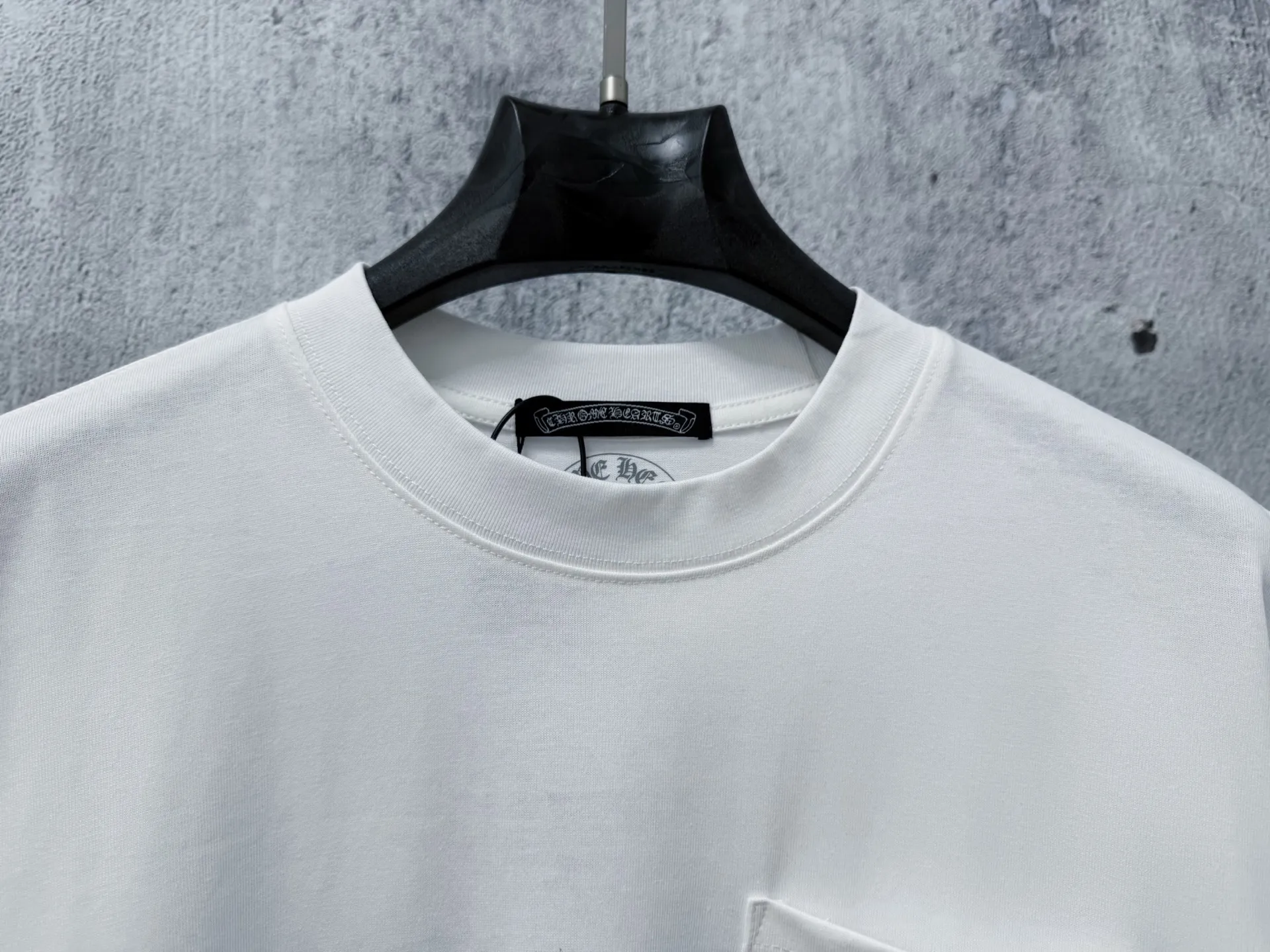 ￼ 【Chrome Hearts】 25ss T Same Style T Versatile : Black White Size：S-XL